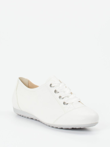 Semler – Schnürschuh aus Kalbleder weiß