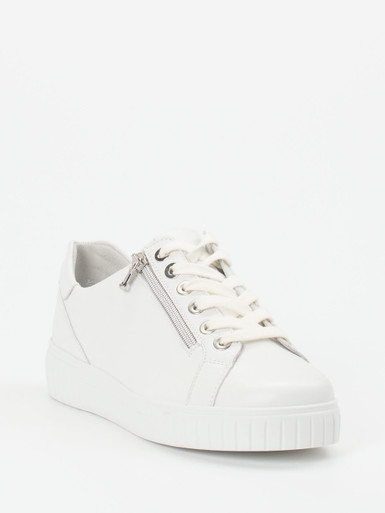 Semler – Sneaker aus Kalbleder weiß