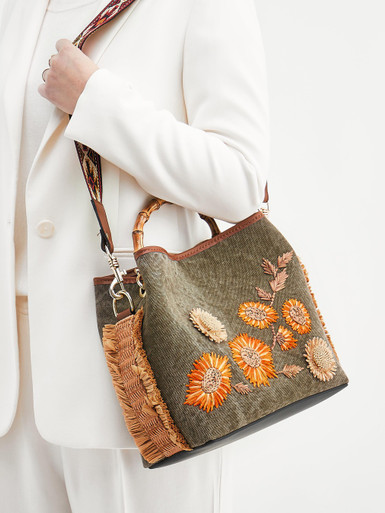 Viamailbag – Matchbeutel aus Textil mit Bambusgriff