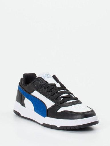 Puma – Sneaker aus Kalbleder in Kontrastfarben