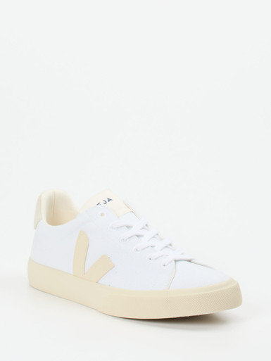 Veja – Low-Top Sneaker aus Canvas in Weiß