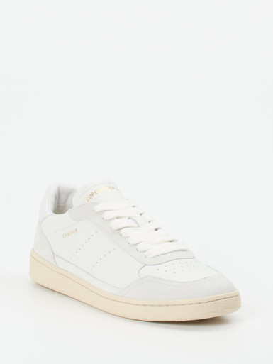 Copenhagen – Sneaker aus Kalbleder in Offwhite
