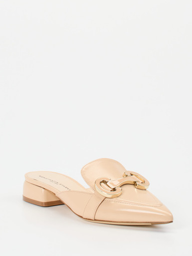 Konstantin Starke – Mules aus Lackleder in Beige