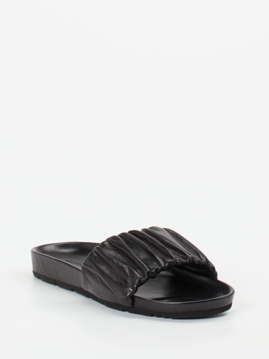 Kennel & Schmenger – Slide aus Lammleder schwarz