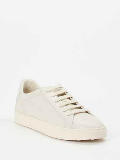 Tod's – Sneaker aus Kalbleder cremeweiß