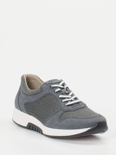Gabor Comfort – Sneaker aus Nubukleder Anthrazit