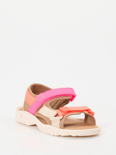 Bisgaard – Trekkingsandalen aus Textil pink