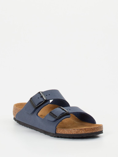 Birkenstock – Zweiriemer-Pantolette aus Synthetik Dunkelblau