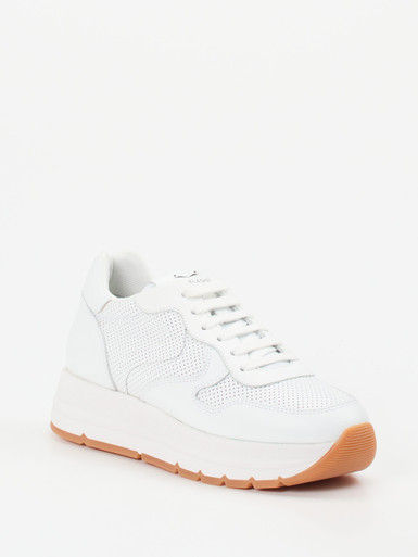 Voile Blanche – Chunky Sneaker aus Kalbleder Weiß