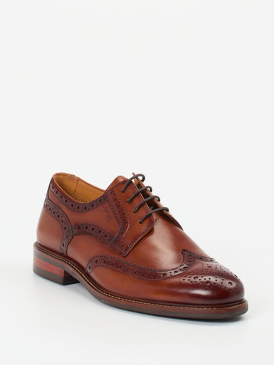 Digel – Brogue Derbys aus Kalbleder Mahagoni