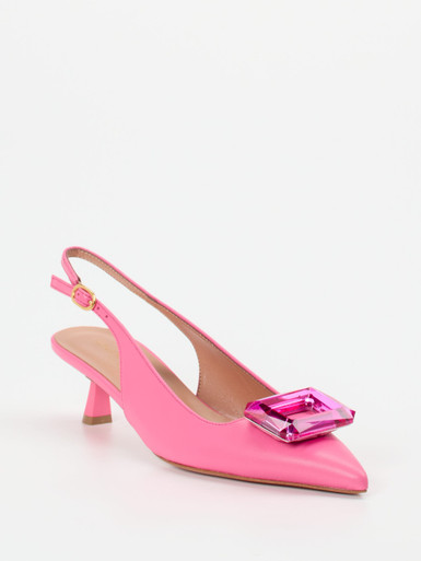 Konstantin Starke – Slingpumps aus Lammleder in Pink