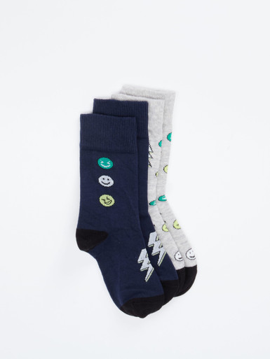 Camano – Kinder-Socken aus Baumwollmix im 3er-Pack