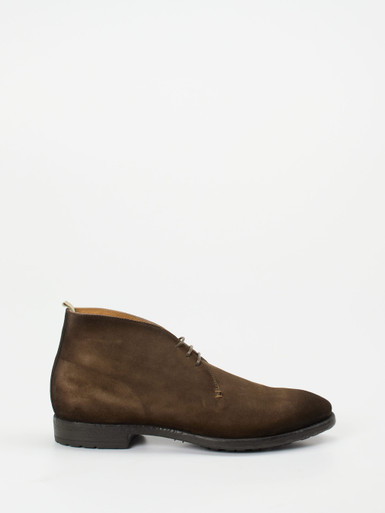 Officine Creative – Desert Boots aus Veloursleder Braun