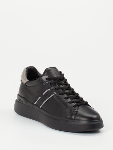 Hogan – Sneaker aus Kalbleder in Schwarz