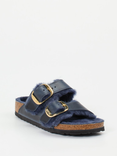 Pantolette Arizona Big Buckle Shearling