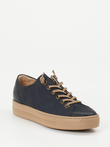 Paul Green – Sneaker aus Nubukleder Dunkelblau