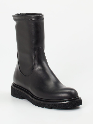 Konstantin Starke – Stiefel aus Lammleder schwarz