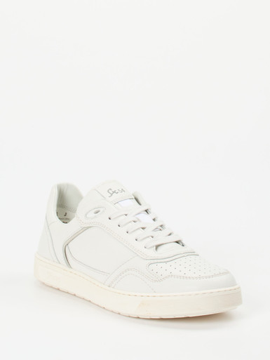 Sioux – Sneaker aus Kalbleder Off-White