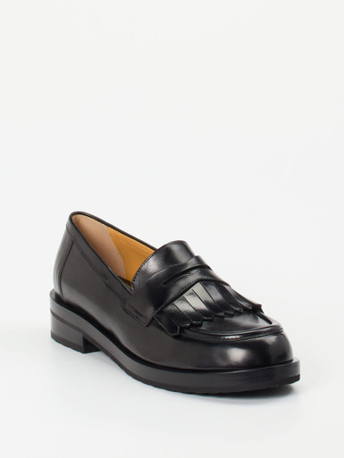 Truman's – Loafer aus Kalbleder schwarz glänzend