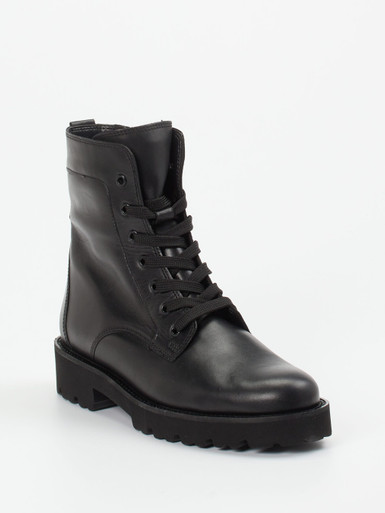 Gabor – Schnürboots aus Kalbleder Schwarz