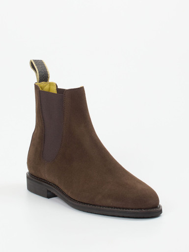 Ludwig Reiter – Chelsea Boots aus Veloursleder braun