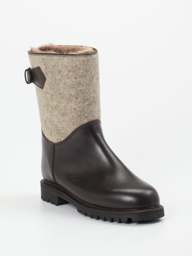 Ludwig Reiter – Winterstiefel aus Kalbleder und Wollfilz