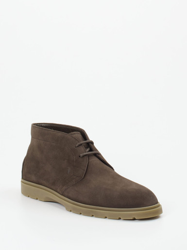 Tod's – Desert Boots aus Veloursleder braun