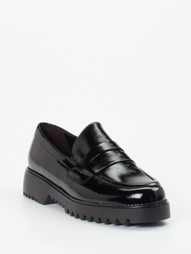 Gabor Comfort – Loafer aus Lackleder schwarz