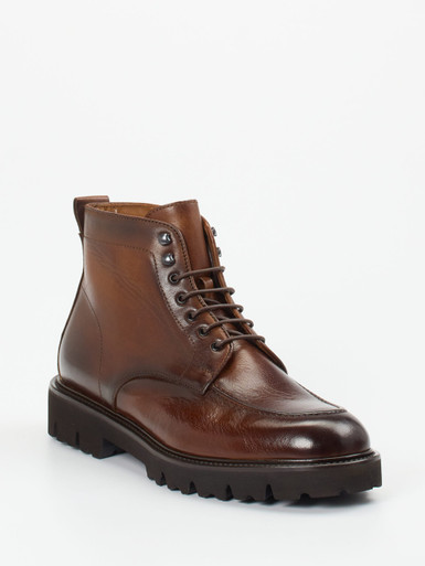 Konstantin Starke – Schnürboots aus Büffelleder Braun