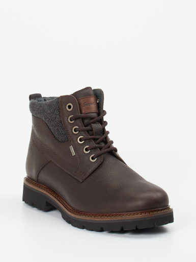 Sioux – Winterboots aus Fettleder dunkelbraun
