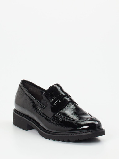 Semler – Loafer aus Lackleder in Schwarz