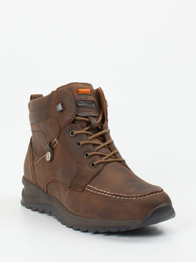 Waldläufer – Schnürboots aus Fettleder braun