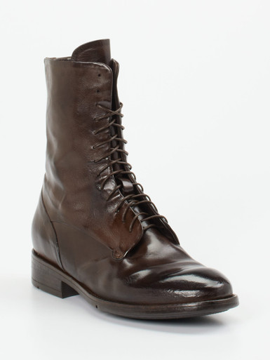 Lemargo – Schnürstiefel aus Büffelleder Dunkelbraun