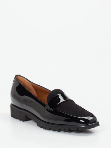 Mannori – Loafer aus Lackleder in Schwarz