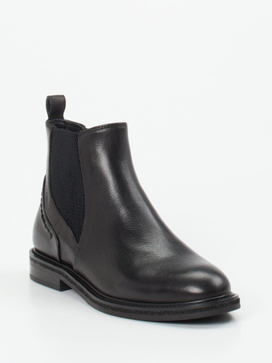 Maripé – Chelsea-Stiefelette aus Kalbleder schwarz