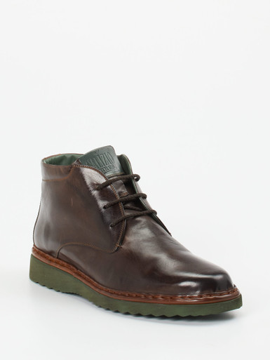 Galizio Torresi – Desert Boot aus Kalbleder Dunkelbraun