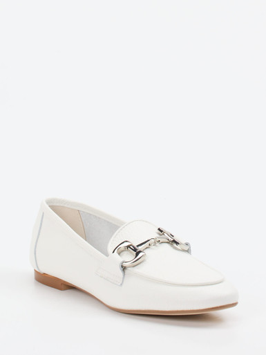 Andrea Puccini – Loafer aus Kalbleder Offwhite