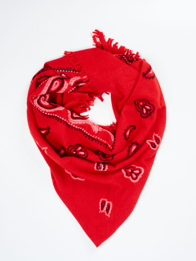 Blui – Halstuch aus Textil in Signalrot