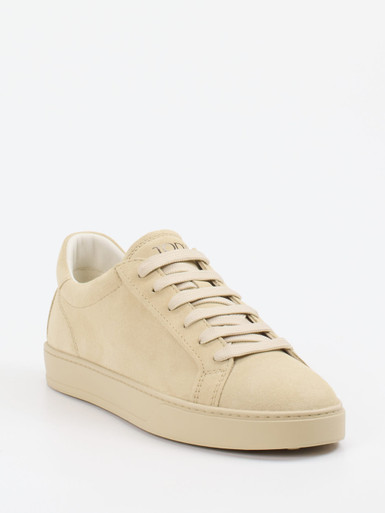 Tod's – Sneaker aus Veloursleder beige