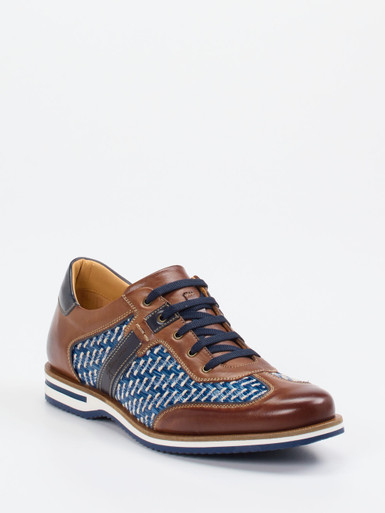 Galizio Torresi – Schnürschuh aus Kalbleder cognac