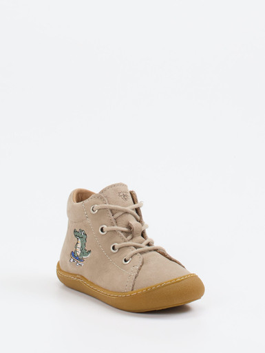 Ricosta – Lauflernschuh aus Nubukleder braun