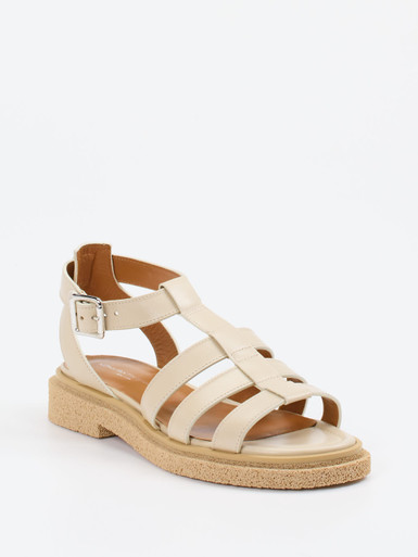 Konstantin Starke – Fischersandalen aus Kalbleder Beige