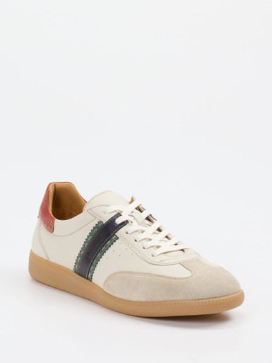 Galizio Torresi – Retro-Sneaker aus Leder in Creme
