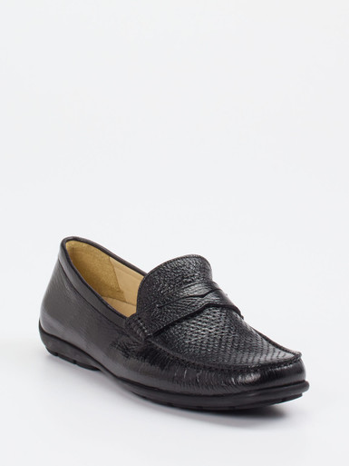 Quarvif – Loafer aus Hirschleder schwarz