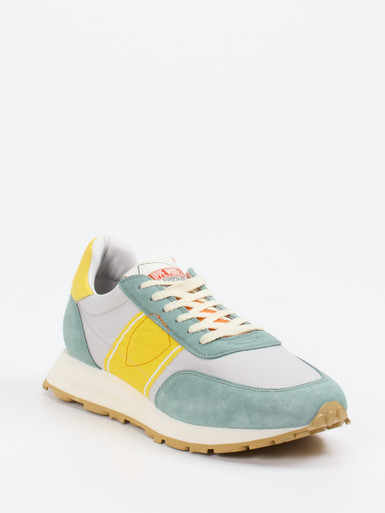 Philippe Model – Sneaker aus Veloursleder und Nylon