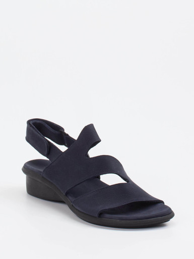 Arche – Komfortsandale aus Nubukleder Dunkelblau