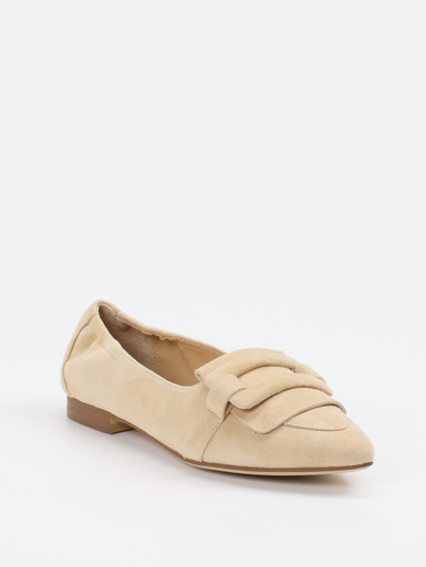 Ralph Harrison – Loafer aus Nubukleder in Beige