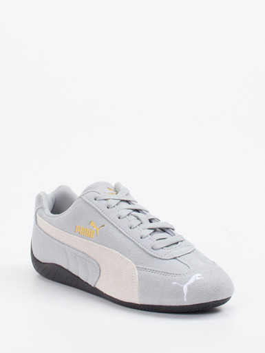 Puma – Sneaker aus Veloursleder in Hellgrau