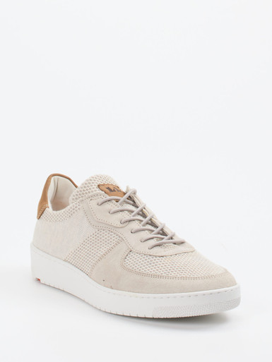 Lloyd – Sneaker aus Velour/Textil in Beige