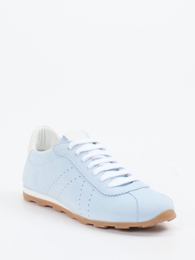 Andrea Sabatini – Retro-Sneaker aus Nubukleder Pastellblau